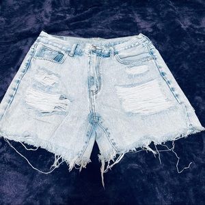 LIKE NEW Mom Denim Shorts